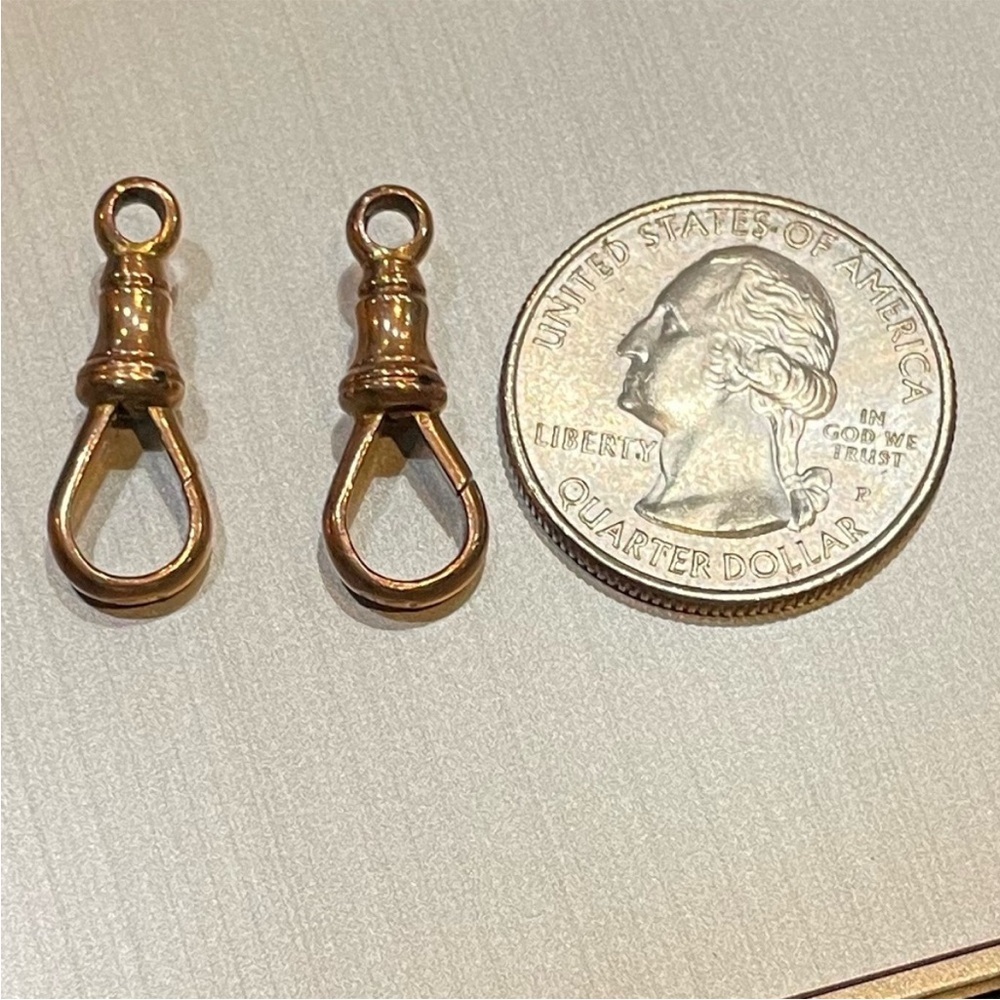 Antique 9carat dog clasp - single clasp